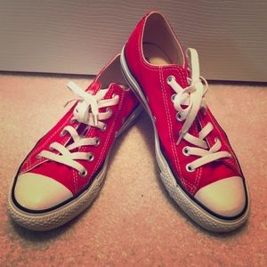 Red Converse Sneakers